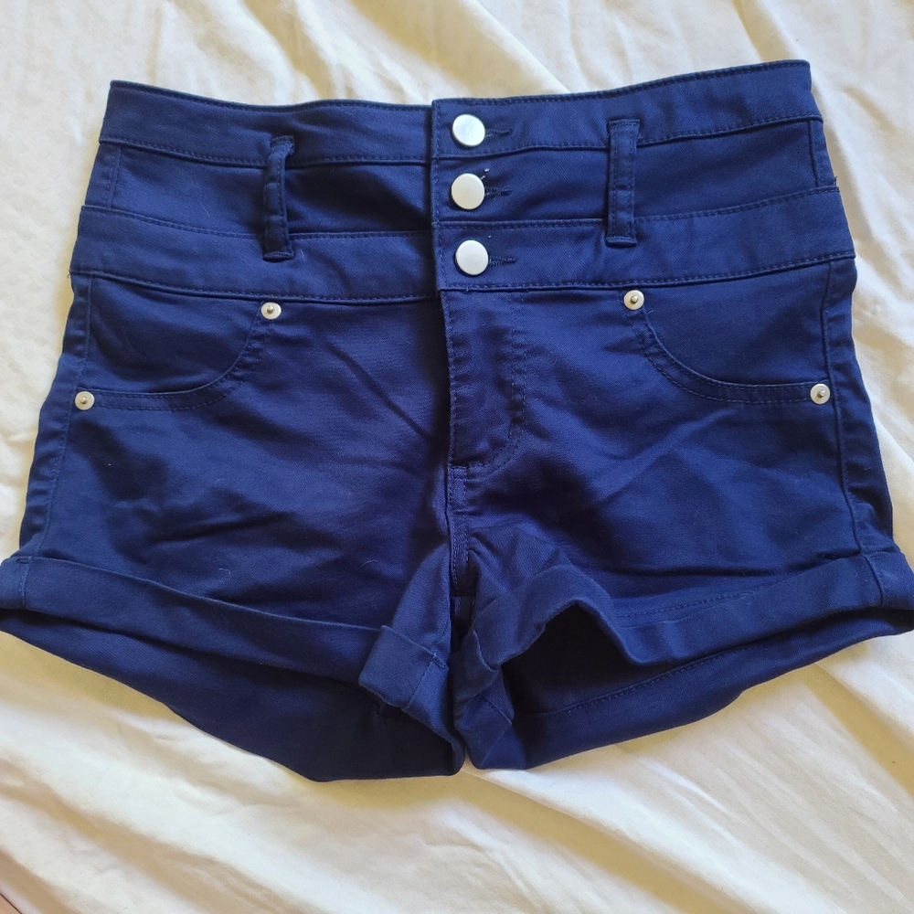 Shorts High Waist Jegging Stretchy High-Waisted